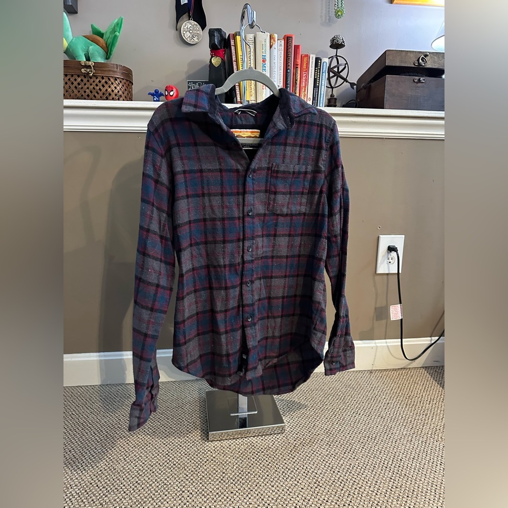 Blue Eight Avenue Flannel Shirt | New | Size: L